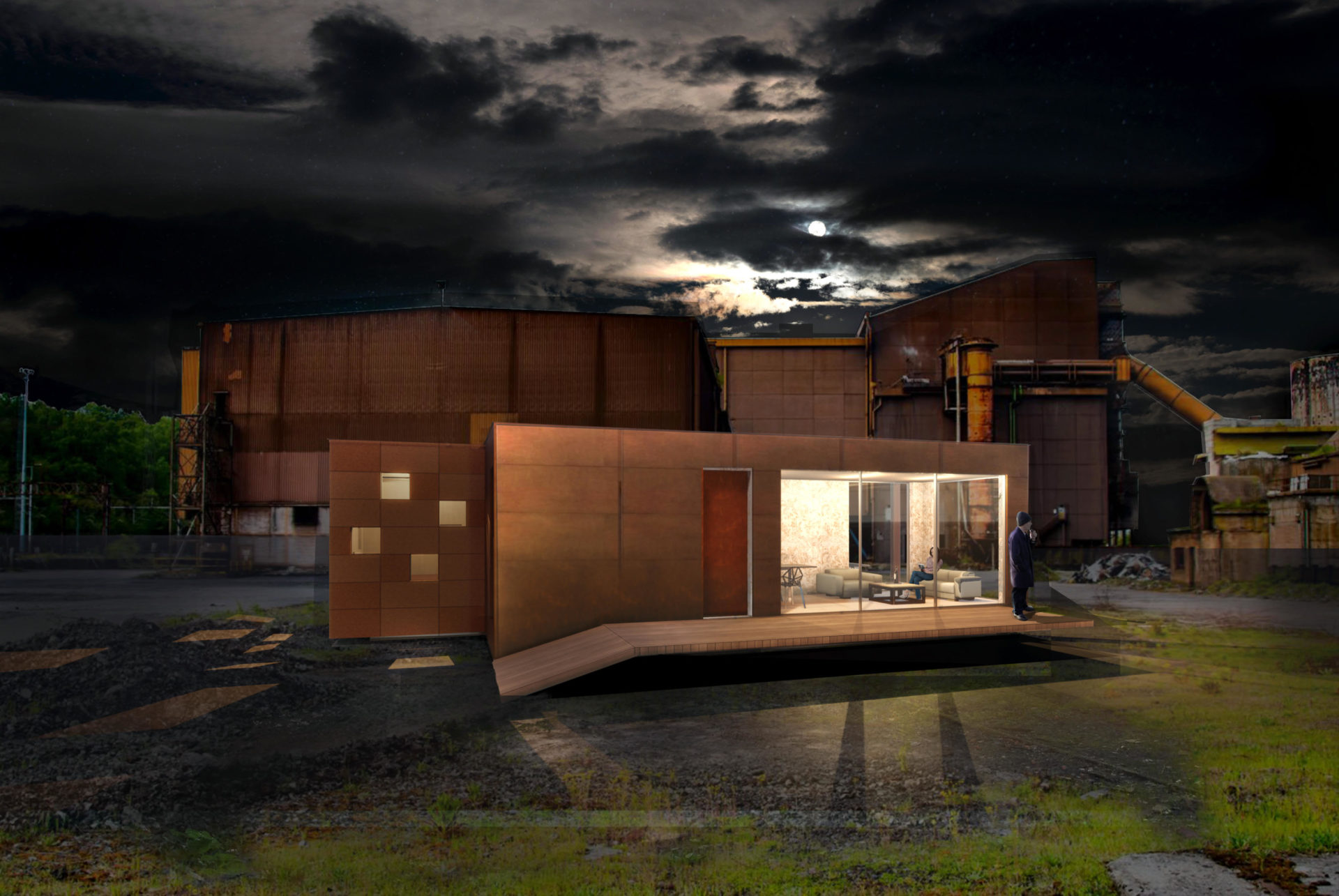 Red Rock Trail Jim Clemes Associates - Persp Nuit 1 A1 1 